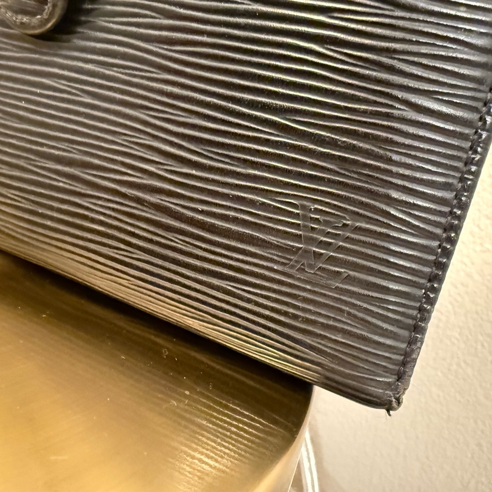 Authentic Louis Vuitton Continental Viennois Epi Long Wallet Black Purse - Picture 4 of 14